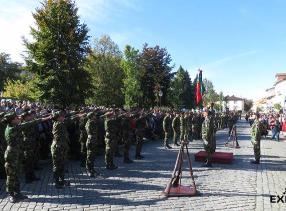 juramento de bandeira soldados recrutas fafe