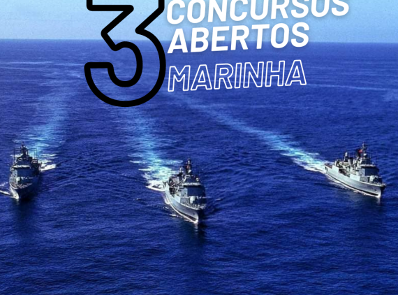 3 Concursos Abertos em Regime de Contrato - Marinha
