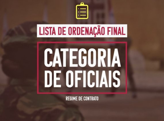 Lista Ordenação Categoria Oficiais