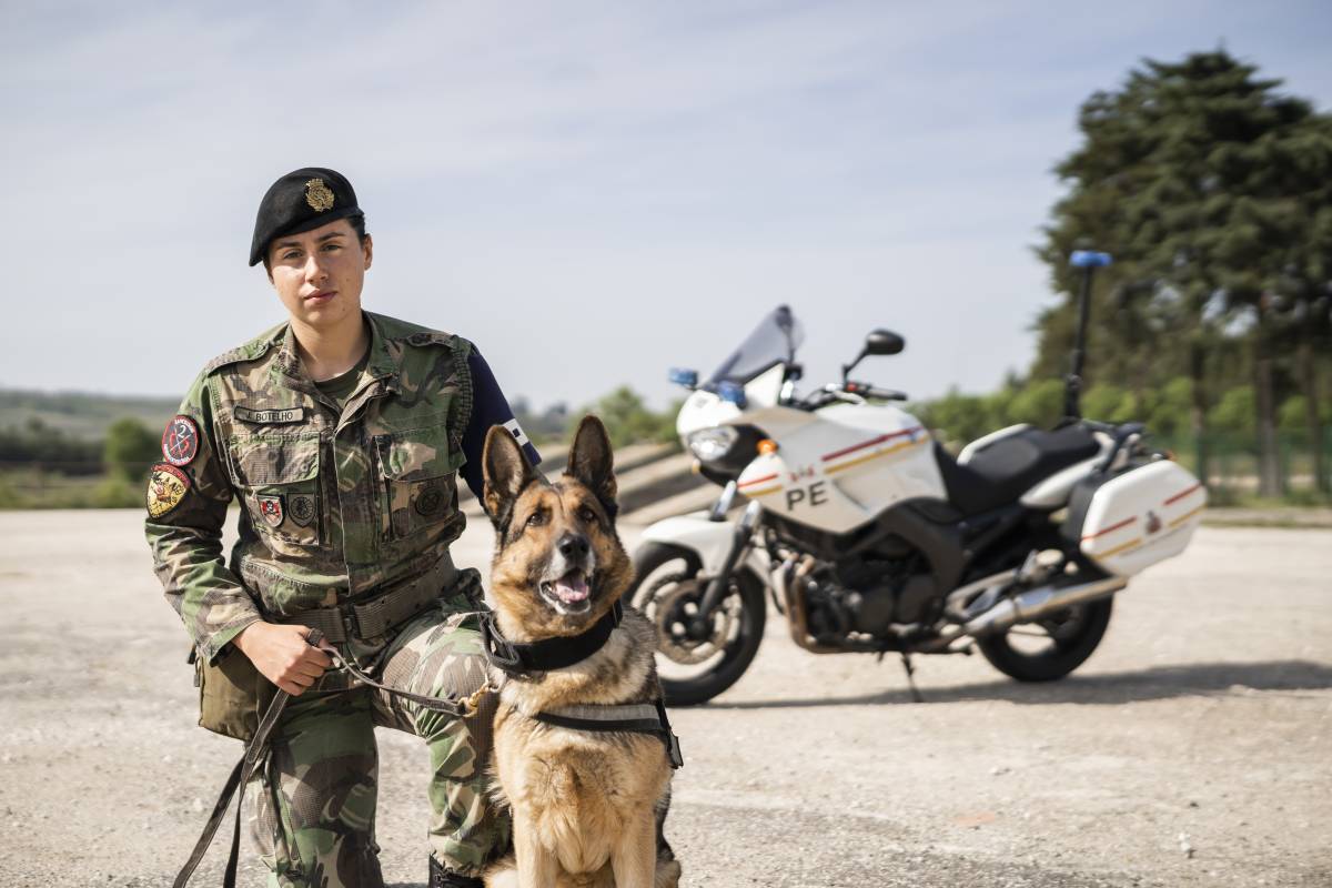 Militar, Mulher, Comandante de - Exército Português